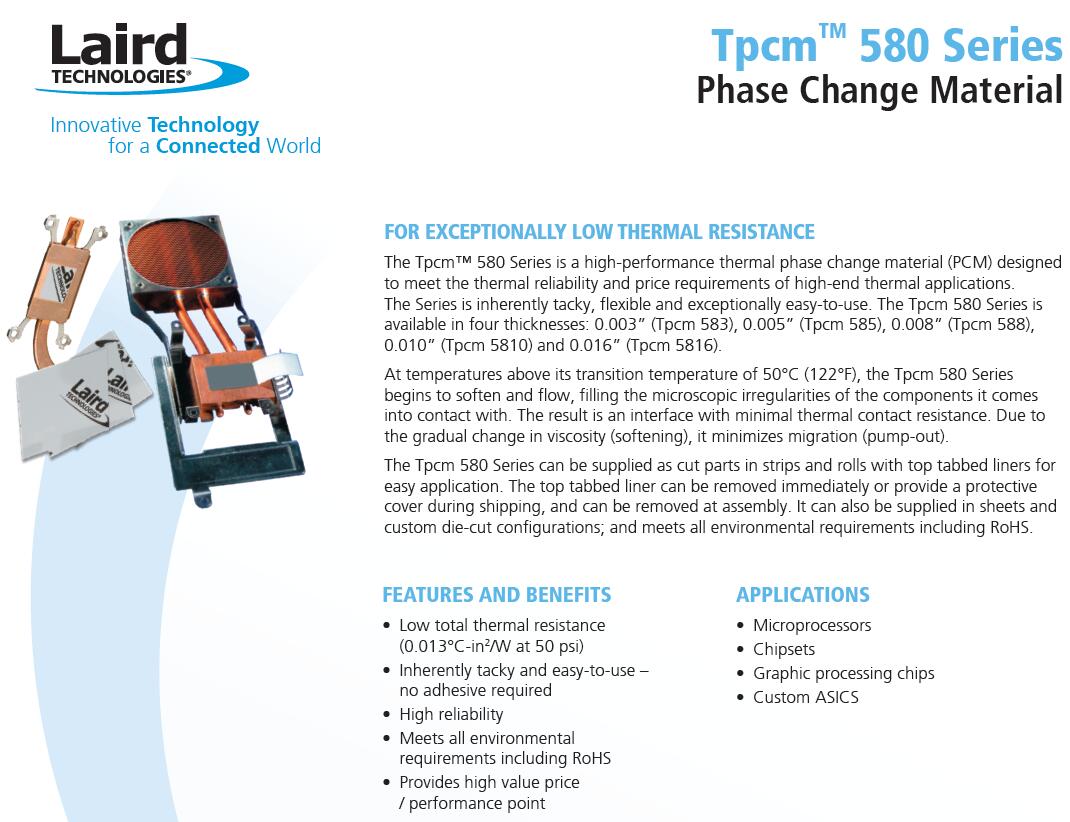 TPCM580详情